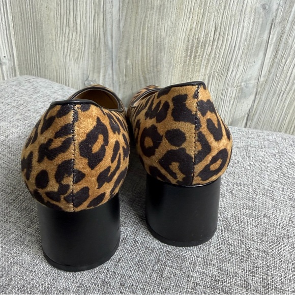 Franco Sarto Callan 2 Leopard Calf Hair Pumps - Picture 5 of 8